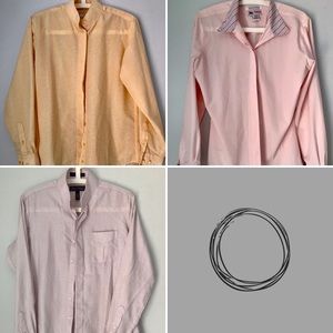 Bundle of 3 Equestrian Show Shirts